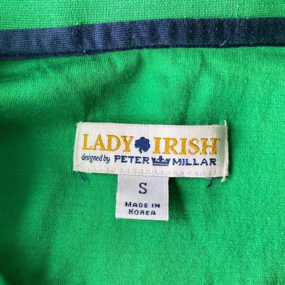 Lady Irish Peter Millar Collection Notre Dame Golf Polo Shirt Women's Small - Picture 7 of 12